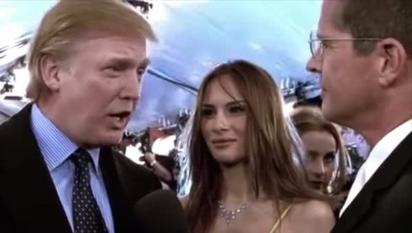 Donald and Melania Trump in Zoolander (Credit: Paramount)