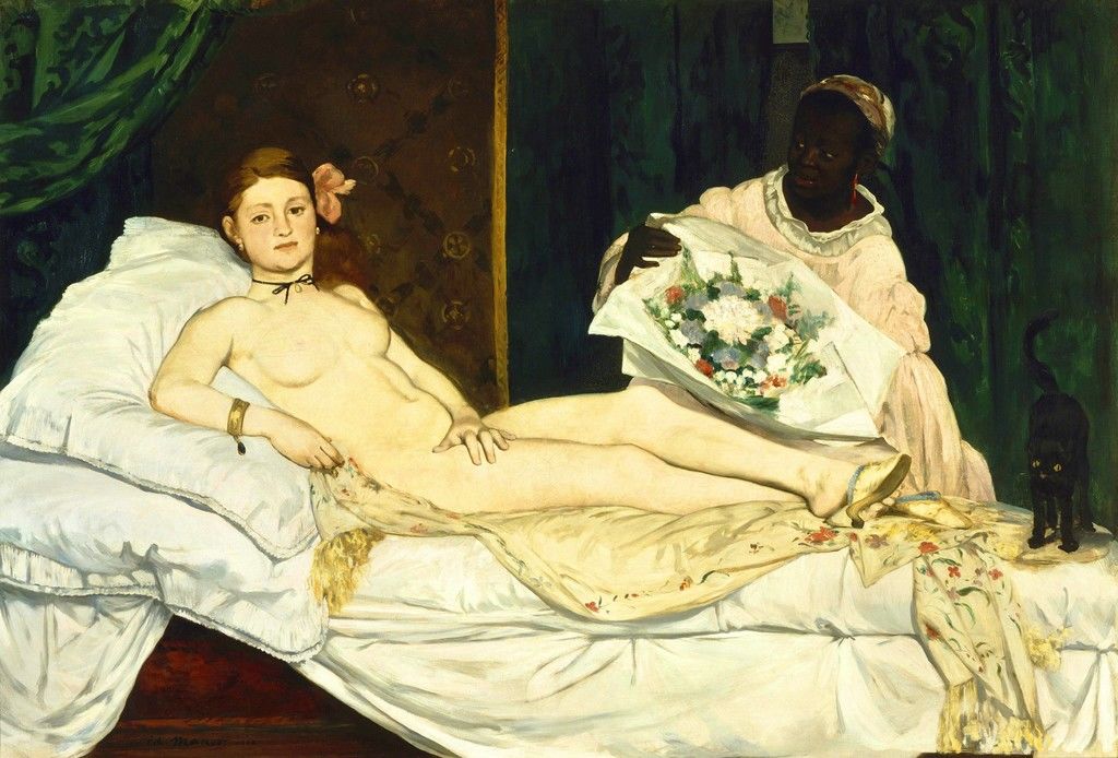 Édouard Manet  Olympia, 1863  Musée d'Orsay, Paris