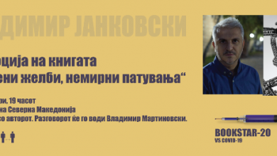 Photo of Промоција на романот „Скриени желби, немирни патувања“ од Владимир Јанковски