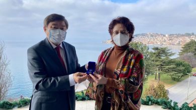 Photo of Министерката Стефоска добитничка на медалот „Абај Кунанбај“