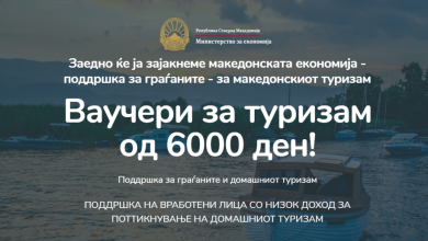 Photo of Утре краен рок за искористување на ваучерите за домашен туризам