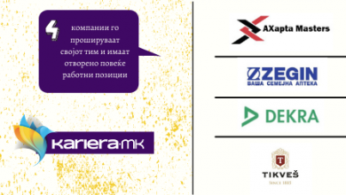 Photo of Огромен број можности за кариера, огласи за новоотворени работни позиции во Тиквеш, Зегин, Декра и Axapta Masters