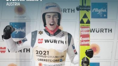 Photo of Злато за Крафт на големата скокалница на СП во Оберсдорф