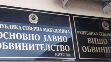 Photo of Битолското обвинителство предложи парични казни за четворица заради непочитување на здравствените прописи