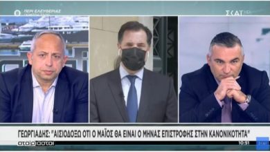 Photo of Георгиадис: Оптимист сум дека мај ќе биде месецот на големо враќање во нормала