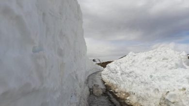 Photo of Снежни наноси на патот кон село Галичник, се работи на расчистување