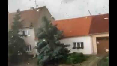Photo of Чешката полиција објави видео од торнадото одблизу: „Ова го снимил храбар човек“