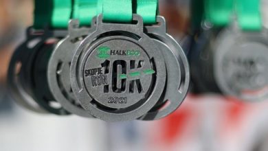 Photo of Река од тркачи низ Скопските улици на денешната трка HalkEco Скопје Трча 10КМ