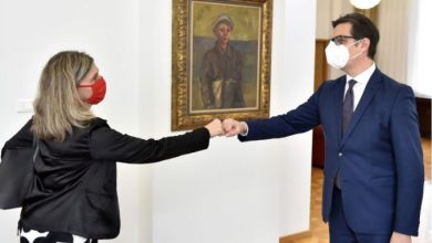 Photo of Средба на претседателот Пендаровски со директорката на Меѓународниот семинар за македонски јазик, литература и култура