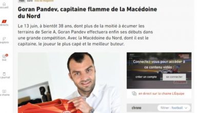 Photo of Учеството на македонската фудбалска селекција на ЕП, најубавата и најголема реклама за Северна Македонија во франкофонскиот и францускиот печат