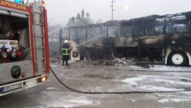 Photo of Два автобуса изгореа во пожар во Кавадарци