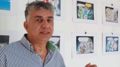 Photo of Изложба на карикатури на тема корона од Миле Манчевски
