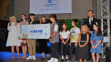 Photo of Со отворање ретроспективна изложба и предавање донација од над 4 милиони денари на клиниката за детски болести одбележан 85-годишниот јубилеј на „алкалоид“