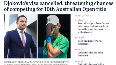 Photo of На Ѓоковиќ му е поништена визата за Австралија