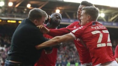 Photo of Навивач на Лестер влезе на терен да се тепа со фудбалерите на Нотингем   