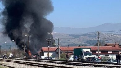 Photo of Пожар во компанија за училишен и канцелариски мебел во Волково