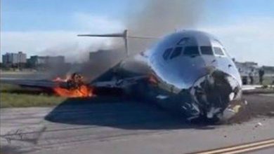 Photo of Авион со 126 луѓе се запали по слетувањето во Мајами