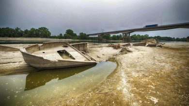 Photo of Голема суша во Италија, реката По речиси пресуши