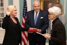Photo of Ангела Агелер положи заклетва како нова амбасадорка на САД во Скопје