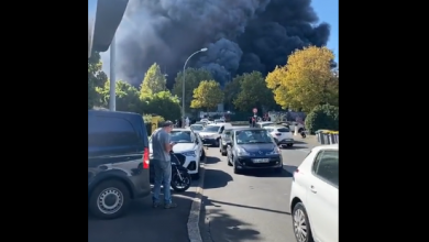 Photo of (Видео) Пожар во Париз, гори најголемиот пазар во светот