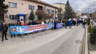 Photo of Протест на Независниот синдикат на полицијата пред ОВР – Кочани поради суспензија на полициски службеници