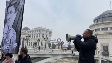 Photo of Џамбаски од сред Скопје со нова провокација- Да живее бугарска Македонија