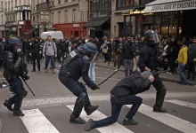 Photo of Француската полиција употреби солзавец и уапси повеќе лица за време на протестите против пензиските реформи