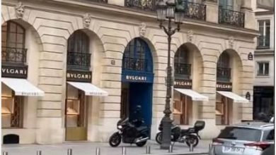 Photo of (ВИДЕО) Филмски грабеж во Париз – Украле накит „Булгари“ и побегнале со мотори