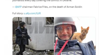 Photo of Францускиот новинар Арман Солден убиен во ракетен напад во источна Украина