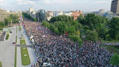 Photo of Во Белград одржан шестиот протест „Србија против насилството“ со најава за радикализација на следниот