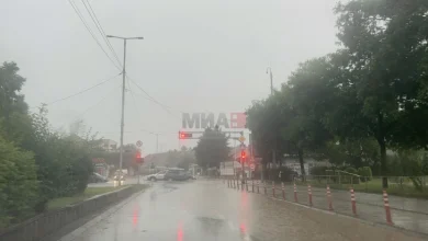 Photo of Поплавени улици во Куманово, можно излевање на Пчиња