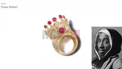 Photo of Златен прстен на Тупак продаден за милион долари