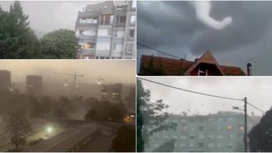 Photo of (ВИДЕО) Невреме и во Србија: Населби без струја, падна кран на градилиште, дрва оштетија автомобили