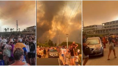 Photo of ВИДЕО:”Пламенот се крена и небото беше портокалово, во морето паѓаше пепел“: Британски турист од чамец за спасување раскажа како избегал од пожарот на Родос