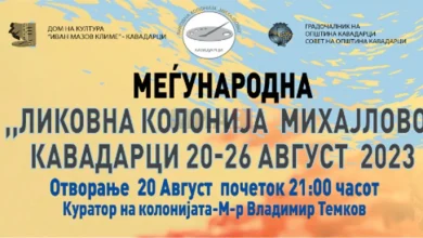 Photo of Отворање на Меѓународната ликовна колонија „Михајлово – Кавадарци 2023