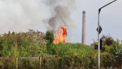 Photo of ФОТО+ВИДЕО: Голем пожар во дворот на Охис