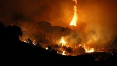 Photo of (ВИДЕО) На Сицилија во исто време активни повеќе пожари и паѓа град, стотици евакуирани