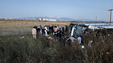 Photo of (Видео) Затворен патот на преминот Богородица поради страотна сообраќајна несреќа на грчка страна. Превртен автобус од Србија  со две возила,четворица загинати и 49 повредени