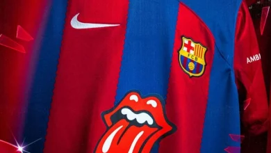 Photo of Барселона со логото на Ролинг Стоунс на „Ел Класико“