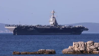 Photo of Најголемиот носач на авиони во светот од Сплит се упатува кон Иран