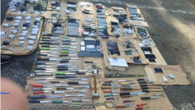 Photo of ВИДЕО) Претрес во Идризово, пронајдени 82 ножа, 63 мобилни телефони, дрога…
