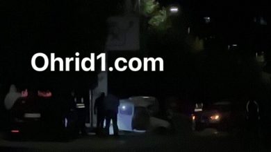 Photo of (ВИДЕО) Тешка сообраќајна несреќа на 7 ми Ноември, две лица пренесени во болница – улицата затворена за сообраќај