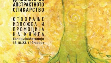 Photo of Промоција на книгата и отварање на изложбата Духовното во апстрактното сликарство