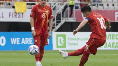Photo of Македонската фудбалска репрезентација води со 1:0 по првото полувреме со Англија