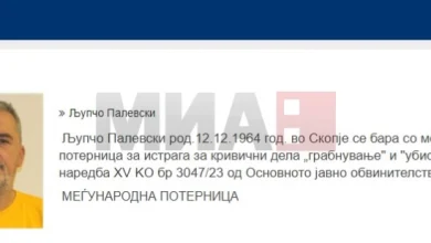 Photo of Барањето за екстрадиција на Љупчо Палевски примено од турските власти, постапката може да трае неколку месеци