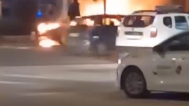 Photo of (ВИДЕО) Се запали возило во близина на Железничката станица во Скопје
