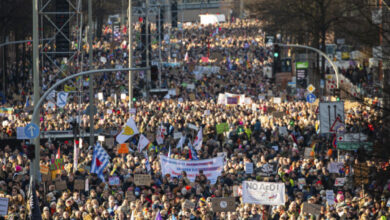 Photo of Повторно над 100.000 луѓе излегоа на протест против десницата во Германија