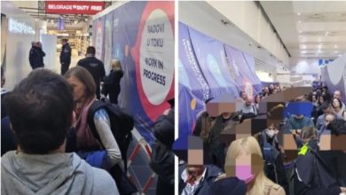 Photo of Видео: Сите патници се евакуираат, лет од Македонија е причина за целата мешаница на аеродромот во Белград