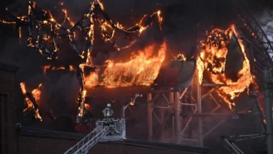 Photo of (ВИДЕО) Шведска: Голем пожар во водениот парк во Гетеборг, црн чад се издига над градот