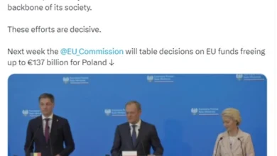 Photo of Фон дер Лајен: ЕУ ќе ја одблокира замрзната помош за Полска
